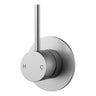 Otus Stainless Steel Slimline Shower Bath Wall Mixer Lever Up