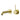Otus Brushed Gold Slimline Wall Basin Mixer Set Separate Back Plate Lever Up - Stainless Steel