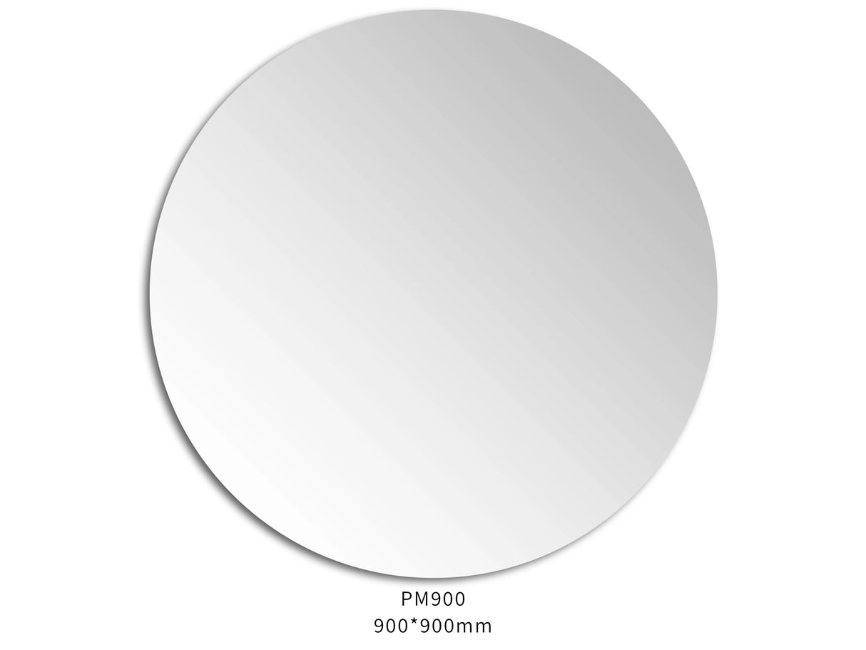 Round Frameless Pencil Edge Mirror 900x900mm