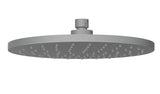 Otus Round Plastic Rainfall Shower Head 250mm Gunmetal