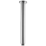 Round Vertical Shower Arm 300mm Chrome