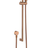 Cora Brushed Copper Shower Rail