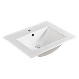 Hampton Shaker 600*360mm Slim Narrow Matte White PVC Waterproof Vanity