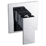 Rosa Square Wall Mixer Shower Bath Mixer Chrome - PSS3001SB - RJ Bathroom