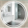 Round Frameless Anti-Fog Backlit LED Mirror 600/800mm Three colour light - RJ Bathroom