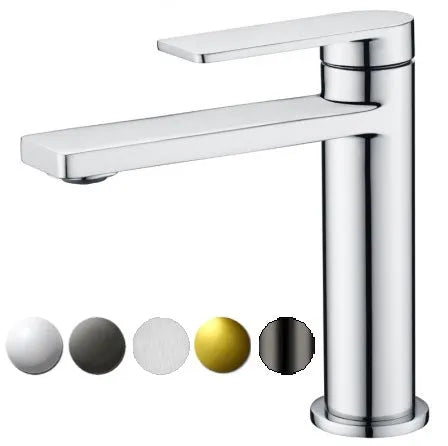 Ruki Chrome/Black/Brushed Nickel/Brushed gold/Gun Metal finish Basin Mixer for Vanity