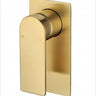 Ruki Wall Mixer Shower Bath Mixer Brushed Gold - RJ Bathroom
