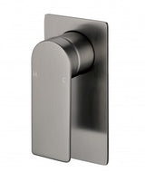 Ruki Wall Mixer Shower Bath Mixer Brushed Gun Metal - PBS3001-GM