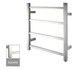 Electric Heated Towel Rail Towel Rack 4 Bars - RJ Bathroom