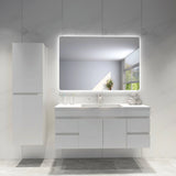 Jasper Rectangular Frameless Anti-Fog Backlit Bathroom LED Mirror 1200x800mm