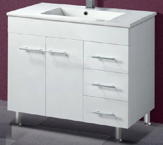 Noah Square Handles 900mm Bathroom Vanity