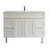Acacia Hampton Shaker 1200mm Matte White PVC Waterproof Vanity - RJ Bathroom
