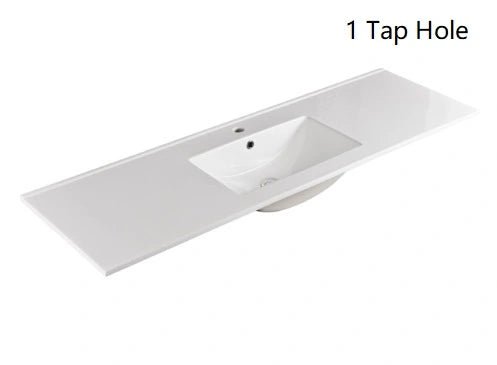 Acacia Hampton Shaker 1500mm Matte White PVC Waterproof Vanity - RJ Bathroom