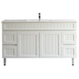 Acacia Hampton Shaker 1500mm Matte White PVC Waterproof Vanity - RJ Bathroom