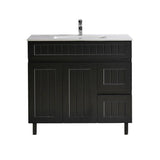 Acacia Hampton Shaker 900mm Matte Black Waterproof Vanity - RJ Bathroom