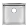Aquaperla 500x440mm Single Bowl Kitchen Sink - Stainless Steel, Top or Undermount