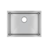 Aquaperla 600x450x300mm Deep Single Bowl Kitchen Sink - Stainless Steel, Top or Undermount