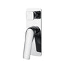 Aquaperla AU Chrome shower wall mixer with diverter