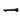 Aquaperla AU Matte Black Bath Spout 180mm - Wall Spout