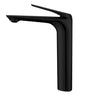 Aquaperla AU Matte Black tall basin mixer tap for vessel and above-counter basins