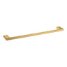 Aquaperla Bellino Brushed Brass Single Towel Rail 800mm
