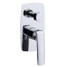 Aquaperla Bellino Chrome shower wall mixer with diverter