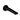 Aquaperla Bellino Gloss Black Bath Spout 190mm - Curved Wall Spout