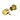 Aquaperla Brushed Brass Round Shower Wall Taps - Knob Handles, view 4