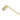 Aquaperla Brushed Brass Single Towel Rail 600mm, view 4