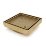 Aquaperla Brushed Brass Tile Insert Floor Waste 115x115mm