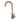 Aquaperla Brushed Copper Gooseneck Kitchen Mixer Tap - Round Pin Lever