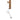 Aquaperla Brushed Copper heated towel rail, single vertical bar with timer, view 3