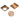 Aquaperla Brushed Copper Tile Insert Floor Waste 120x120mm, view 4