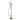 Aquaperla Brushed Nickel Freestanding Bath Mixer with Hand Shower - Square Spout, Floor Mounted