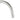 Aquaperla Brushed Nickel Slim Gooseneck Kitchen Mixer Tap - Pin Lever, view 3