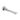 Aquaperla Brushed Nickel Swivel Bath Spout 239mm - Square Wall Spout