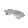 Aquaperla Brushed Nickel Waterfall Bath Spout 183mm - Wall Spout
