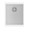 Aquaperla Carysil 370x460mm Matte White Single Bowl Granite Sink