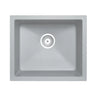 Aquaperla Carysil 533x457mm Concrete Grey Single Bowl Granite Sink
