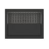 Aquaperla Carysil Harmony 610x457mm Matte Black Single Bowl Granite Sink with Bottom Grid