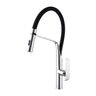 Aquaperla Chrome Pull Out Kitchen Mixer Tap - Flexible Spout, Flat Lever