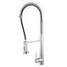 Aquaperla Chrome Spring Pull Out Kitchen Mixer Tap - Coil Spout, Dual Spray