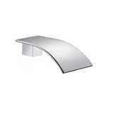 Aquaperla Chrome Waterfall Bath Spout 183mm - Wall Spout