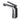 Aquaperla Esperia Black & Chrome basin mixer tap for bathroom vanity basins