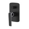 Aquaperla Esperia Black & Chrome shower wall mixer with diverter