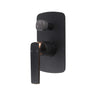 Aquaperla Esperia Black & Rose Gold shower wall mixer with diverter