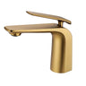 Aquaperla Esperia Brushed Brass basin mixer tap for bathroom vanity basins