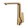 Aquaperla Esperia Brushed Brass Kitchen Mixer Tap - Tapered Lever