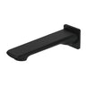 Aquaperla Esperia Matte Black Bath Spout 188mm - Wall Spout