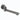 Aquaperla Gunmetal Swivel Bath Spout 240mm - Round Wall Spout, view 2